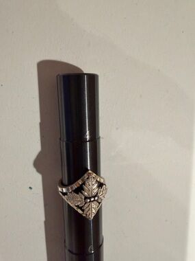 Silver Leaf Statement Ring